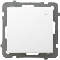 Włącznik Światła Pojedynczy Krzyżowy Wyłącznik Biały ŁP-4G/m/00 OSPEL AS