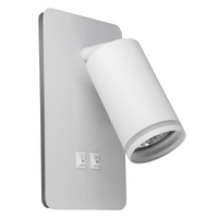 Kinkiet Ścienny 6W 300lm 4000K Neutralna 120° 1 xGU10 Biały PARIS Sanico Goldlux