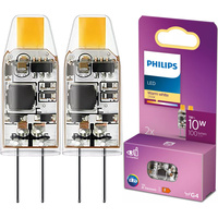 2x Żarówka LED G4 Kapsułka 1W = 10W 100lm 2700K Ciepła 12V Philips