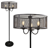 Lampa podłogowa stojąca Soho 3xE14 GOLDLUX (Polux) czarna