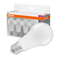 4x Żarówka LED A60 E27 10W = 75W 1055lm 2700K Ciepła 150° BASE Osram