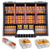 Szybkozłączki Złączki Instalacyjne WAGO Zestaw 60 sztuk - 20x 221-2411 20x 221-412 20x 20x 221-413