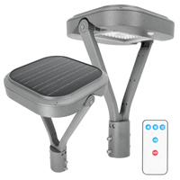 Lampa Uliczna LED Parkowa Oprawa Drogowa 14W 2000lm 4000K Neutralna z Czujnikiem Ruchu i Zmierzchu IP65 IK06 Szara Fusion Kobi