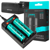 Ładowarka do Baterii Akumulatorów Uniwersalna VCH-L201 VIDEX