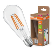 Żarówka LED ST64 E27 2.2W = 40W 470lm 2700K Ciepła 330° Filament CLASSIC ENERGY EFFICIENCY Osram