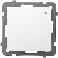 Włącznik Światła Pojedynczy Schodowy Wyłącznik Jednobiegunowy Biały ŁP-3G/m/00 OSPEL AS