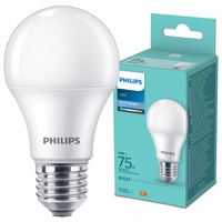 Żarówka LED E27 A60 10W = 75W 1055lm 6500K Zimna Mleczny PHILIPS 