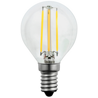 Żarówka LED E14 P45 4W = 35W 400lm 3000K Ciepła 360° Filament GOLDLUX (Polux)