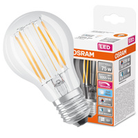 Żarówka LED A60 E27 7.5W = 75W 1055lm 4000K Neutralna CRI90 300° Filament Ściemnialna SUPERSTAR PLUS CLASSIC Osram