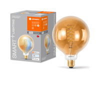 Żarówka LED E27 8W = 50W 600lm CCT Ściemnialna SMART+ WiFi Filament Globe Ledvance