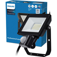 Naświetlacz LED 20W 1900lm 4000K IP65 Czarny z Czujnikiem Ruchu i Zmierzchu ProjectLine Floodlight PHILIPS