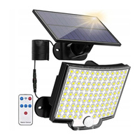 Naświetlacz Solarny LED Lampa Ogrodowa 6500K IP44 Czujnik Ruchu i Zmierzchu