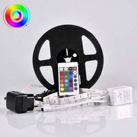 Taśma LED Pasek 14W RGB 150LED SMD 5m + sterownik + zasilacz