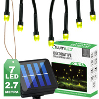 Girlanda Solarna Ogrodowa 7x LED Ozdobne Punkciki Świetliki ORNIS LUMILED