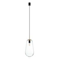 Lampa Sufitowa Wisząca E27 Szklany Klosz Nowoczesna PEAR L 8671 Nowodvorski