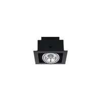 Oprawa Podtynkowa Sufitowa GU10 Czarna DOWNLIGHT 9571 Nowodvorski