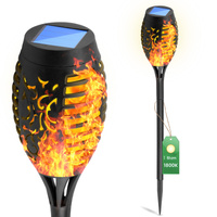 Lampa Solarna Ogrodowa LED IGNIS Wbijana Pochodnia Efekt Płomienia LUMILED