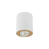 Oprawa Natynkowa Sufitowa GU10 SPOT TUBA Biała SET 8896 Nowodvorski