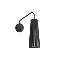Kinkiet Ścienny Lampa Natynkowa GU10 Czarna Skandynawska DOVER 9266 Nowodvorski