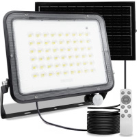 Naświetlacz Solarny LED Halogen 200W Lampa Ogrodowa 4000K IP65 Czujnik Ruchu PIR + Pilot FULGOR LUMILED