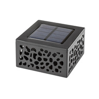 Lampa Ogrodowa Zewnętrzna Solarna Kinkiet Elewacyjny LED 0.5W 8lm 3000K IP44 Czarny Nowoczesny Medulin Rabalux