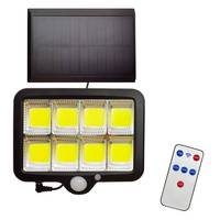 Naświetlacz solarny lampa LED z Czujnikiem zmierzchu IP44 180lm 6000K + PILOT