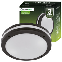 Lampa Ogrodowa Zewnętrzna Ścienna Kinkiet Elewacyjny do LED 2x E27 Okrągły LARIS LUMILED