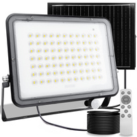 Naświetlacz Solarny LED Halogen 300W Lampa Ogrodowa 4000K IP65 Czujnik Ruchu PIR + Pilot FULGOR LUMILED