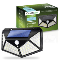 Naświetlacz Solarny LED Halogen Lampa Ogrodowa 6500K IP44 Czujnik Ruchu i Zmierzchu VERIS LUMILED