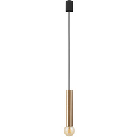 Lampa Sufitowa BATON M 7851 Nowodvorski Mosiądz E27 Wisząca Zwis Tuba wys.130 cm Nowoczesna