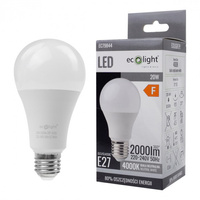 Żarówka LED A60 E27 20W 1800lm 4000K Neutralna Ecolight