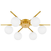 Żyrandol Lampa Oprawa Wisząca Sufitowa Dekoracyjny 6x G9 Złoty Bali Masterled