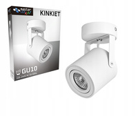 Kinkiet Ścienny Lampa Natynkowa Ruchomy GU10 Biały Matowy Abi Masterled