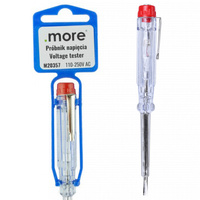 Próbnik Napięcia TESTER Miernik Prądu do Kabli i Gniazdek 14cm PN-01 .MORE