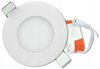 Panel LED Oprawa Sufitowa 3W 245lm 4000K Neutralny Wpuszczany Okrągły Biały Proma Masterled