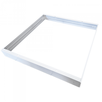 Ramka Zatrzaskowa Natynkowa do Paneli LED 60x60  Aluminiowa Wysoka 70mm Biała Ecolight