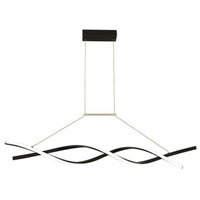 Lampa LED Sufitowa Oprawa Wisząca 33W 2150lm 4000K Neutralna Czarna Matowa Kono Masterled