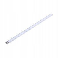 Lampka Podszafkowa LED Listwa Meblowa 3W 4500K 50cm z Czujnikiem Ruchu Srebrna