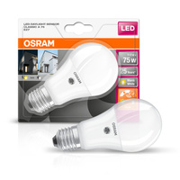 Żarówka LED A60 E27 10W = 75W 1055lm 2700K Ciepła 240° z Czujnikiem Zmierzchu Classic Osram