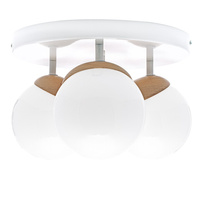 Lampa Sufitowa SFERA Drewniana 3xE14 Milagro