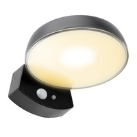 Kinkiet Ogrodowy Elewacyjny LED Lampa Solarna Oprawa z Czujnikiem Ruchu i Zmierzchu 4000K IP65