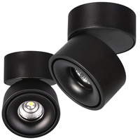 Oprawa Sufitowa LED 10.5W 680lm 3000K Ciepła Ściemnialna CRI90 Czarna Lahti Kobi