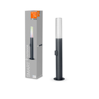Lampa Ogrodowa LED Słupek Zewnętrzny Stojący 7.5W 320lm 3000K Ciepła RGBW Ściemnialna 60cm IP44 Szary SMART+ WiFi Flare Ledvance