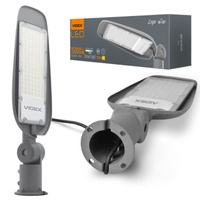 Lampa Uliczna LED 150W 15000lm 5000K Neutralna 130° 0.72A Szara VIDEX