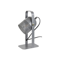 Lampa Stołowa Biurkowa Nocna Reflektor E14 Szary Klasyczny Ronnie Rabalux