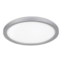 Plafon LED Lampa Sufitowa Oprawa Ścienna Natynkowa 15W 1500lm 4000K Srebrny Nowoczesny Lambert Rabalux