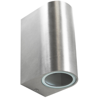 Kinkiet ogrodowy elewacyjny góra dół LED 2xGU10 BOSTON GOLDLUX (Polux) OWALNY SATYNOWY