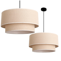 Lampa Wisząca Dekoracyjna Zwis Bambusowa E27 Boho Floven Round Kobi