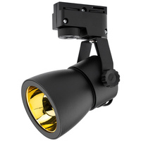 Reflektor Szynowy GU10 GOLDI Czarno-złoty do Szynoprzewodów Jednofazowych