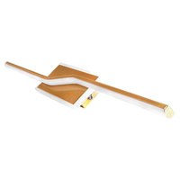 Kinkiet LED Lampa Ścienna 12W 60cm 4000K 900lm Nowoczesny Złoty